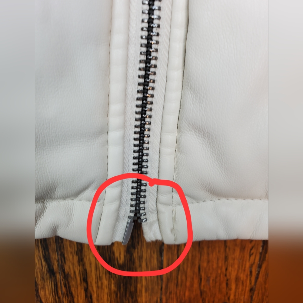 Anthropologie Faux Leather Vest - Picture 7 of 9
